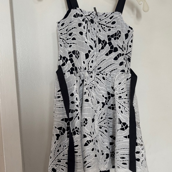 Calvin Klein girls  Dress with Lace Overlay - Picture 7 of 8